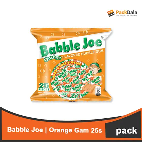 Picture of Babble Joe Orange Gum 70 25s