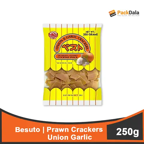 Picture of Besuto Prawn Crakers Onion Garlic 60 250gpack