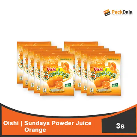Picture of Oishi Sundays Powder Orange Juice 10sx12x35g