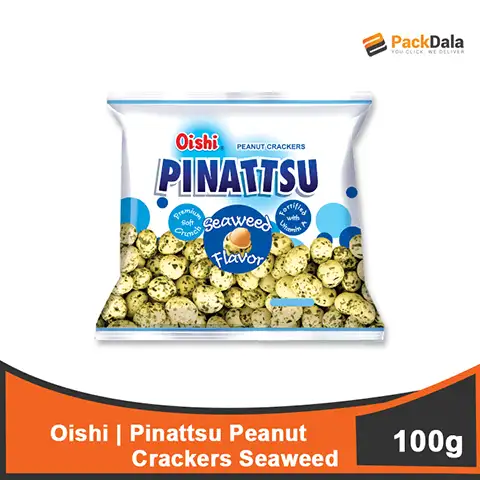 Picture of Pinattsu Peanut Crackers Seaweed 100gx30