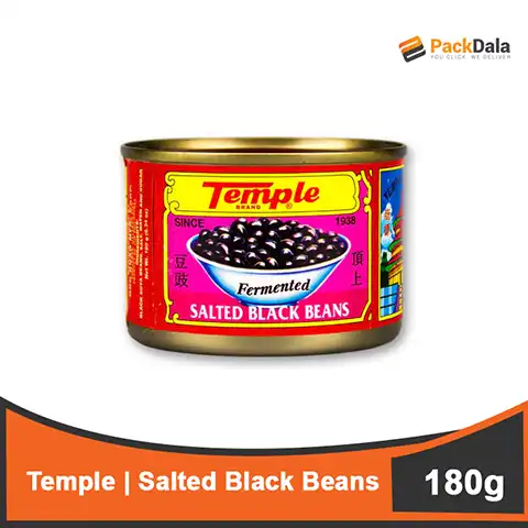 Picture of Temple Black Beans 180g x100 CAN