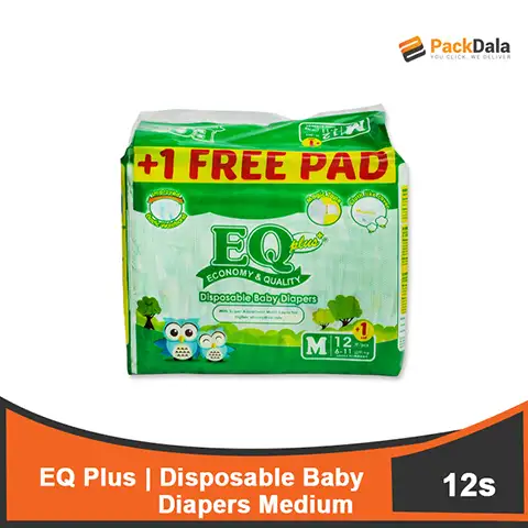 Picture of EQ Plus Diaper BP M 16x12plus1