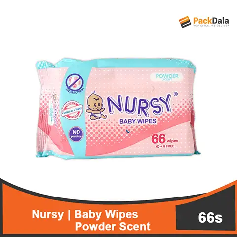 Picture of Nursy BB Wipes Pwdr Scent 30x66s