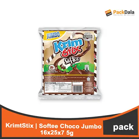 Picture of Krimstix Softee Choco Jumbo 16x25 7 5g PACK