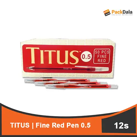 Picture of Titus Fine Red Pen 0
5 40packx25pcs per pack PACK