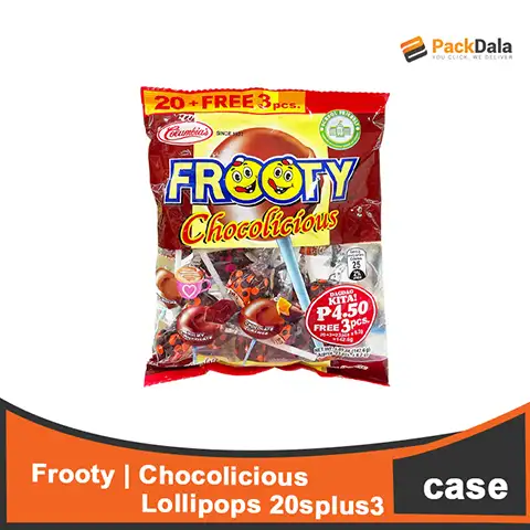 Picture of Frooty Chocolicious Lollipops 50x20plus3  PACK