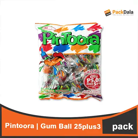 Picture of Pintoora Gum Ball  40x25plus3  PACK