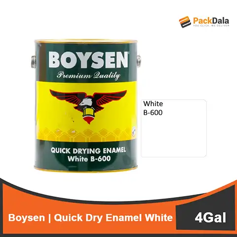 Picture of Boysen Quick Dry Enamel White Galx4pcs PCS