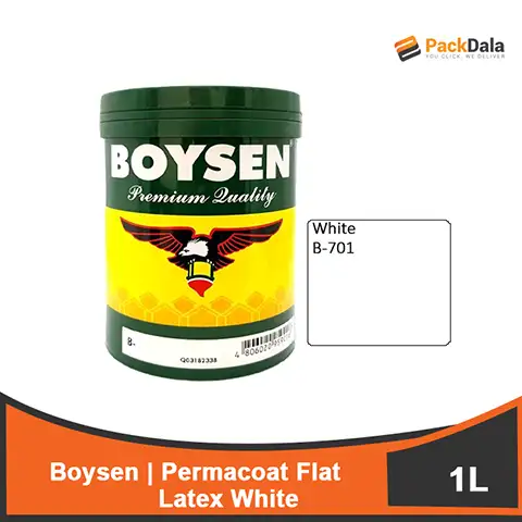 Picture of Boysen Flat Latex White 1Lx12pcs PCS