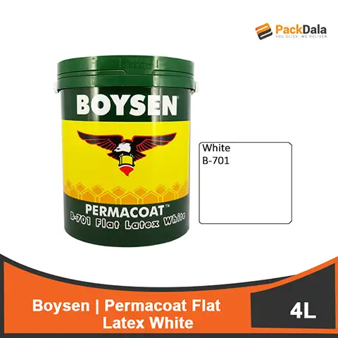 Picture of Boysen Flat Latex White Galx4pcs PCS