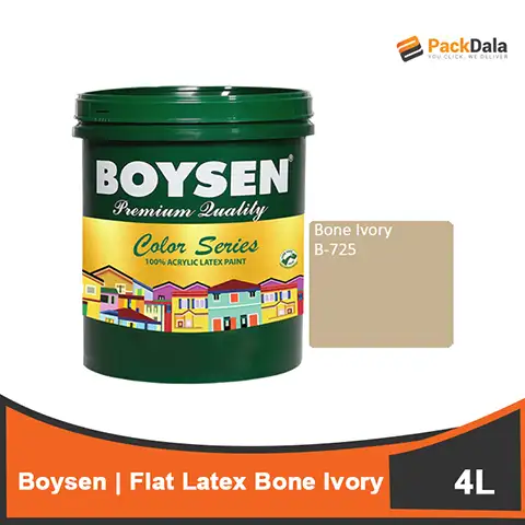 Picture of Boysen Flat Latex Bone Ivory Galx4 PCS