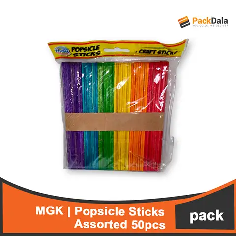 Picture of Popsicle Stick Asstd 50pcs per pack MGK PS815 PACK