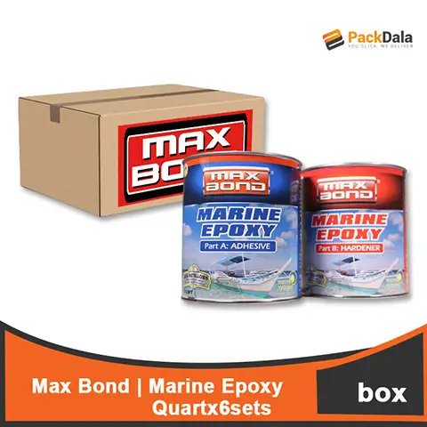 Picture of MAX BOND Marine Epoxy Quart x 6sets rp BOX
