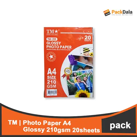Picture of Photo Paper A4 Glossy 210gsm 60packsxcs TM210 PACK