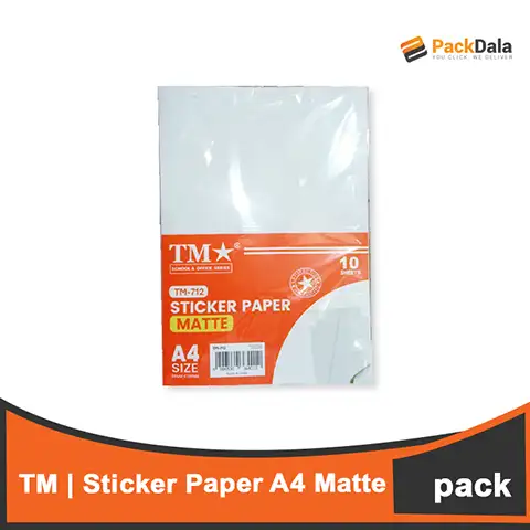 Picture of Sticker Paper A4 Matte TM712 120packspercs PACK