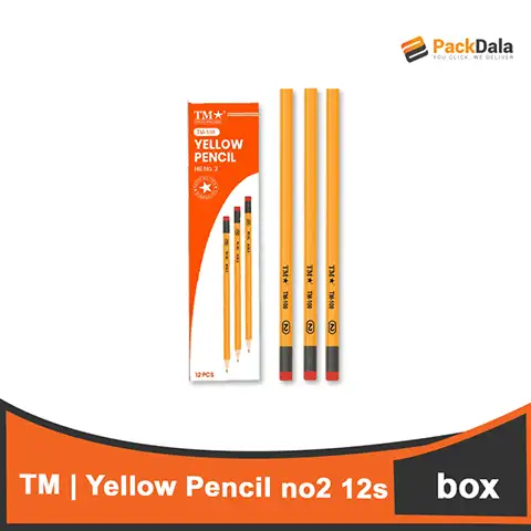 Picture of TM Pencil Yellow 12s TM100 10IBx12pack PACK