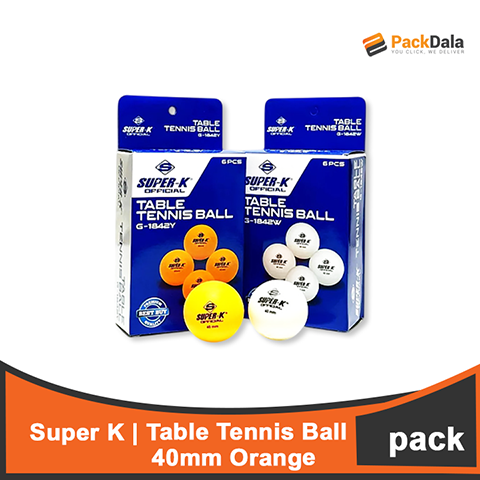 Picture of Table Tennis Ball 40mm Orange G1842Y 12IBx6pcs PACK