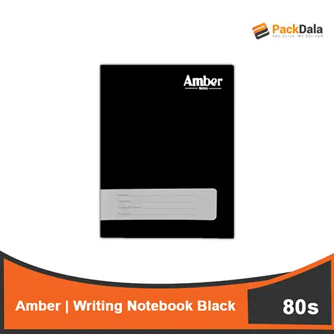Picture of Amber Writing Notebook  Blk80s 120pcspercase