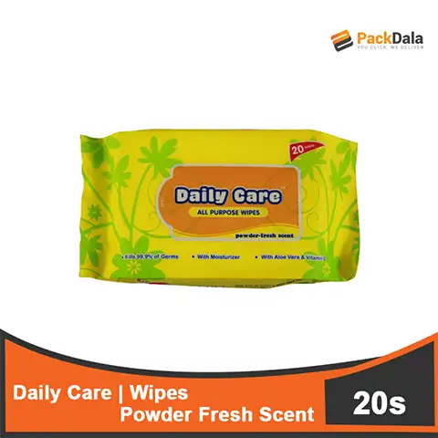 Picture of Daily Care Wipes Powder Fresh Scent 20s PACK