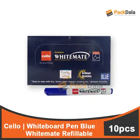 Picture of Whiteboard Pen Cello White Mate Ref Blue 80x1