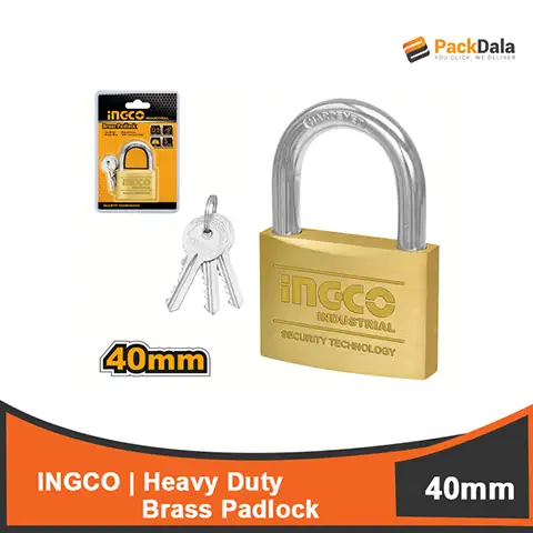 Picture of INGCO Heavy Duty Brass Padlock 40mm DBPL0402