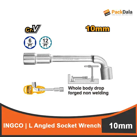 Picture of Ingco L Angled Socket Wrench 10mm HWL1008