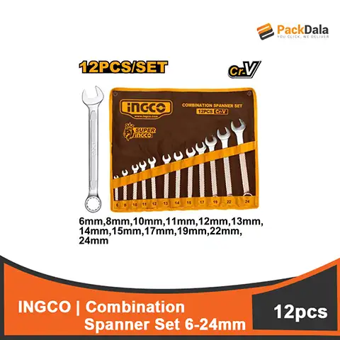 Picture of Ingco Combination Spanner Set 6mm to 24mm  HKSPA1142