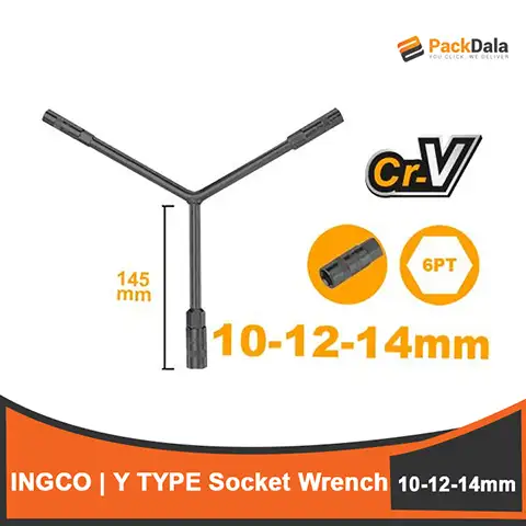 Picture of Ingco Y TYPE Socket Wrench 10 12 14mm  HYSWB101214
