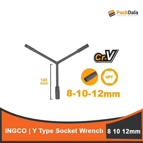 Picture of Ingco Y Type socket wrench 8 10 12mm HYSWB081012