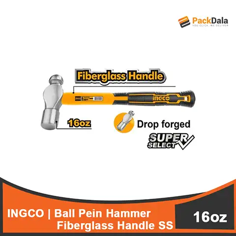 Picture of INGCO Ball Pein Hammer 16oz SS HBPHS8016