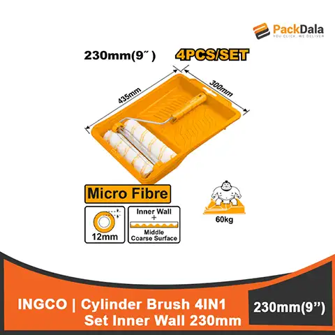 Picture of INGCO Cylinder Brush 4in1 Set Inner Wall 230mm 9inch HKTCB042306