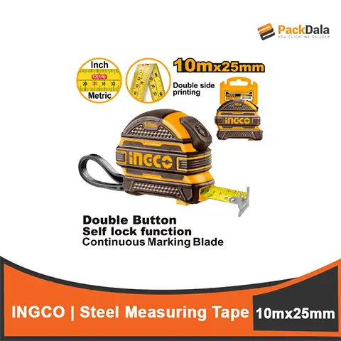 Picture of INGCO Steel Measuring Tape 10m x 25mm HSMT081025