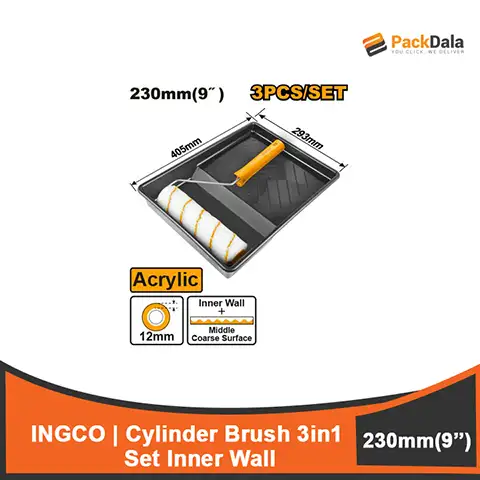 Picture of INGCO Cylinder Brush 3in1 Set Inner Wall HKTCB09122