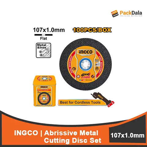 Picture of INGCO Abrassive Metal Cutting Disc Set MCD10107100
