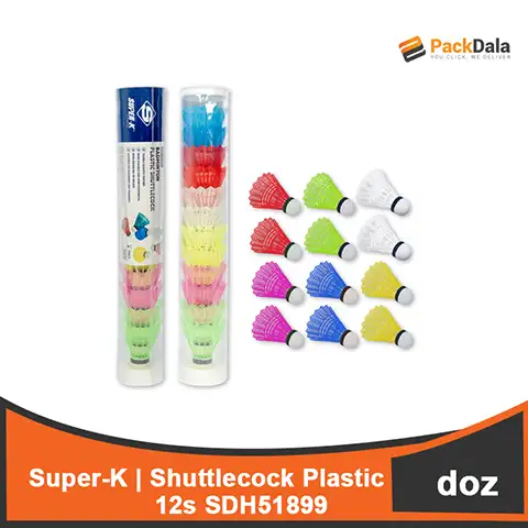 Picture of Shuttlecock Plastic 12s SUPER K SDH51899