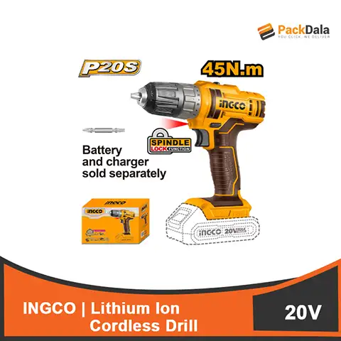 Picture of Ingco Lithium Ion Cordless Drill 20v  CDLI200515