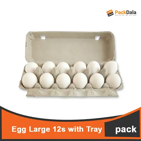 Picture of Egg Large 12s with tray  PACK