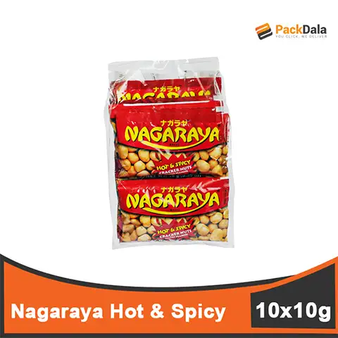 Picture of Nagaraya Cracker Nuts Hot Spicy 10x10g