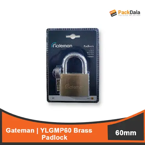 Picture of Padlock 60mm Gateman YLGMP60 Brass 24s nrp P4MO PCS