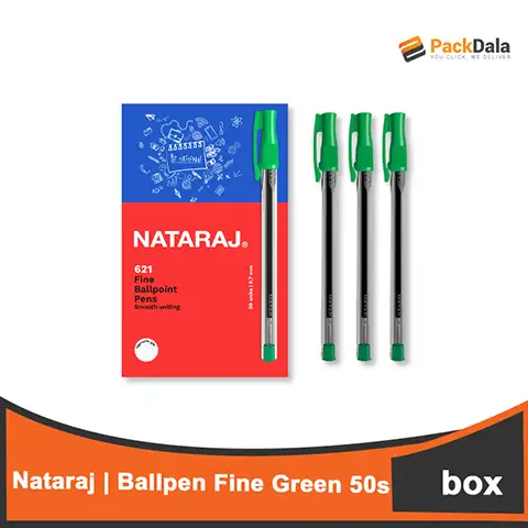 Picture of Nataraj Ballpen Fine Green 50s NAT621GN 24boxpercs BOX