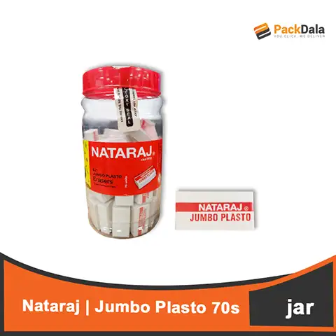 Picture of Eraser Jumbo Plasto 70s NAT70P 24jarspercs JAR