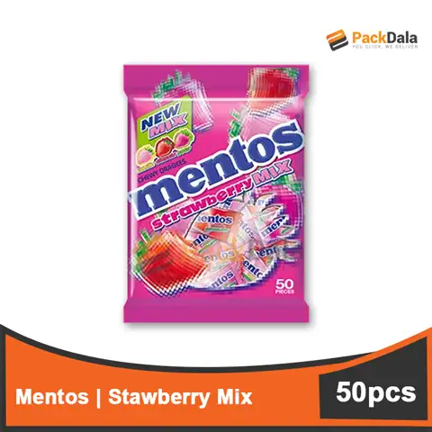 Picture of Mentos StrawMix Bag 50pcx40pck per cs rp PACK
