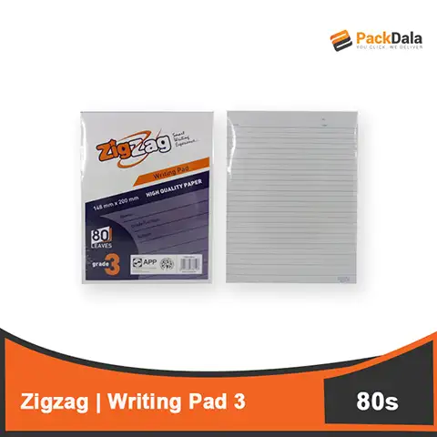 Picture of Zigzag Writing Pad 3 10pd per rm nrp