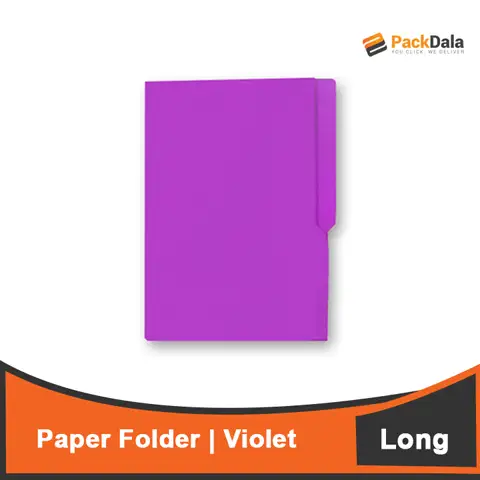 Picture of Paper Folder L Violet 50pcx10rm per cs nrp