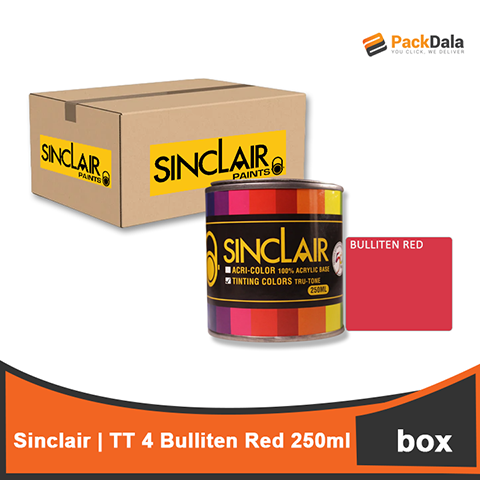 Picture of SINCLAIR TT 4 Bulletin Red 250ml x 48pcs rp BOX