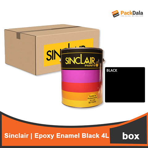 Picture of SINCLAIR Epoxy Enamel Black 4L x 4pcs rp