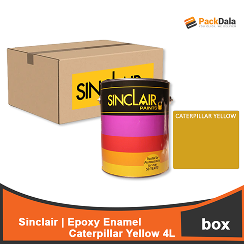 Picture of SINCLAIR Epoxy Enamel Caterpillar Yellow 4Lx4set rp BOX