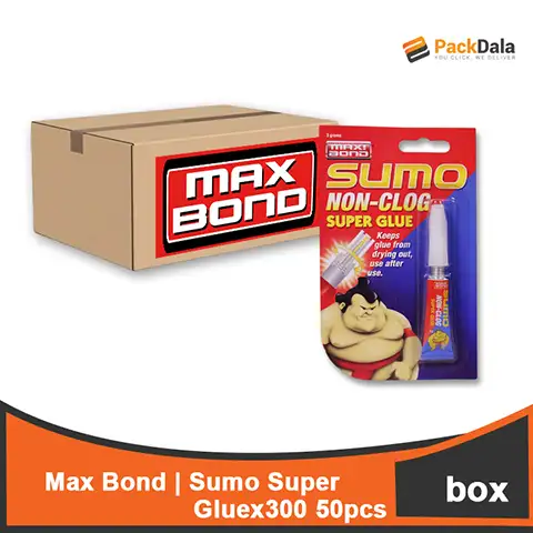 Picture of MAX BOND Sumo Super Glue x 300 50pcsperbx rp BOX