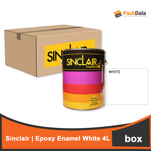 Picture of SINCLAIR Epoxy Enamel White 4L x 4pcs rp BOX