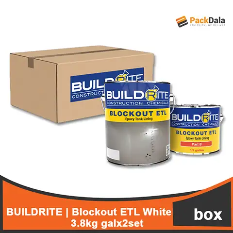 Picture of BUILDRITE Blockout ETL White 3 8kg galx2set nrp BOX